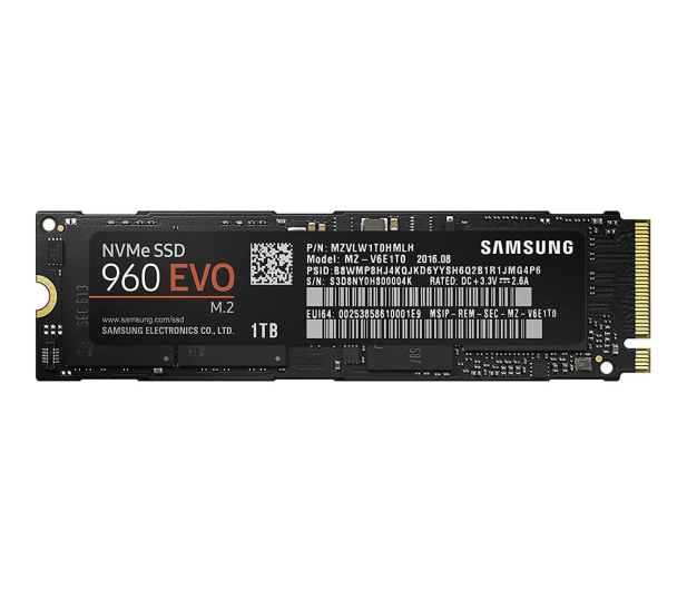 Samsung 1TB 1,8'' Seria 960 EVO M.2 2280 NVMe - 339261 - zdjęcie